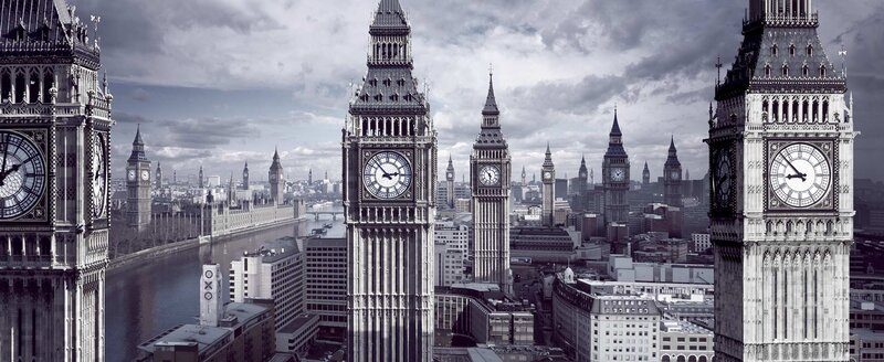 London skyline with Big Ben