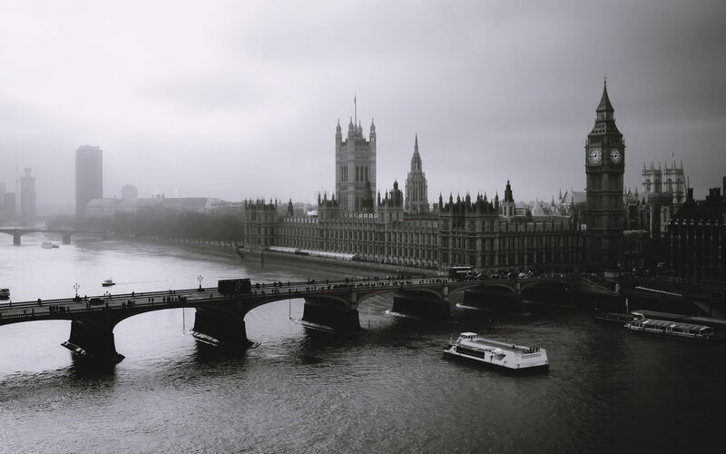London skyline with Big Ben