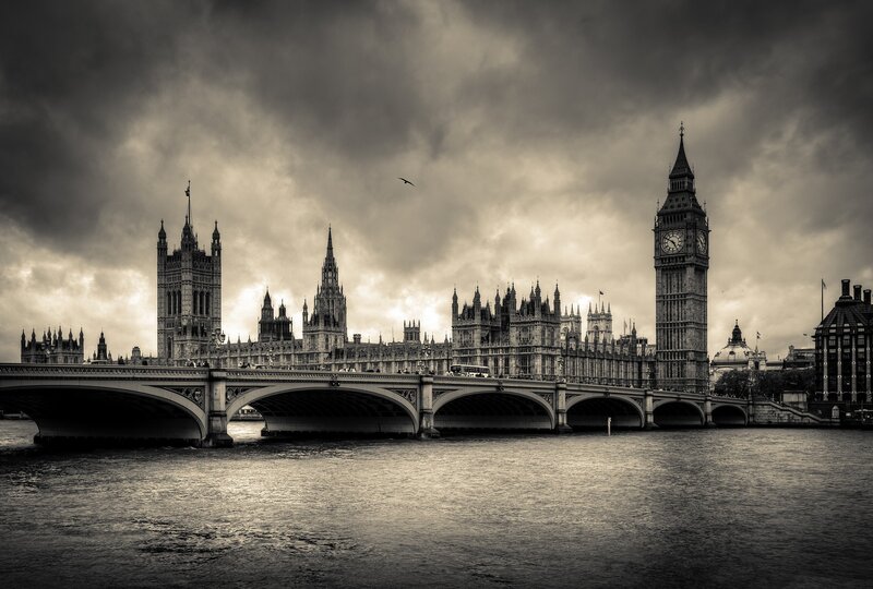 London skyline with Big Ben