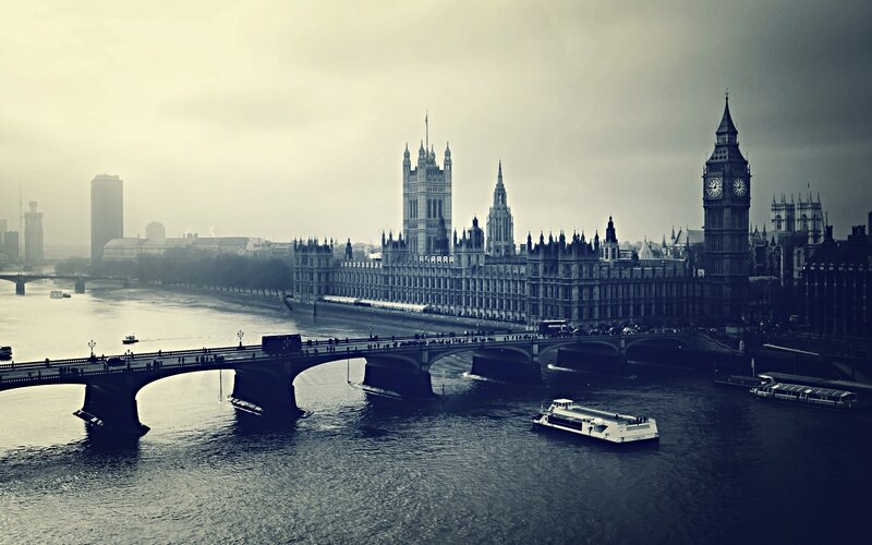 London skyline with Big Ben