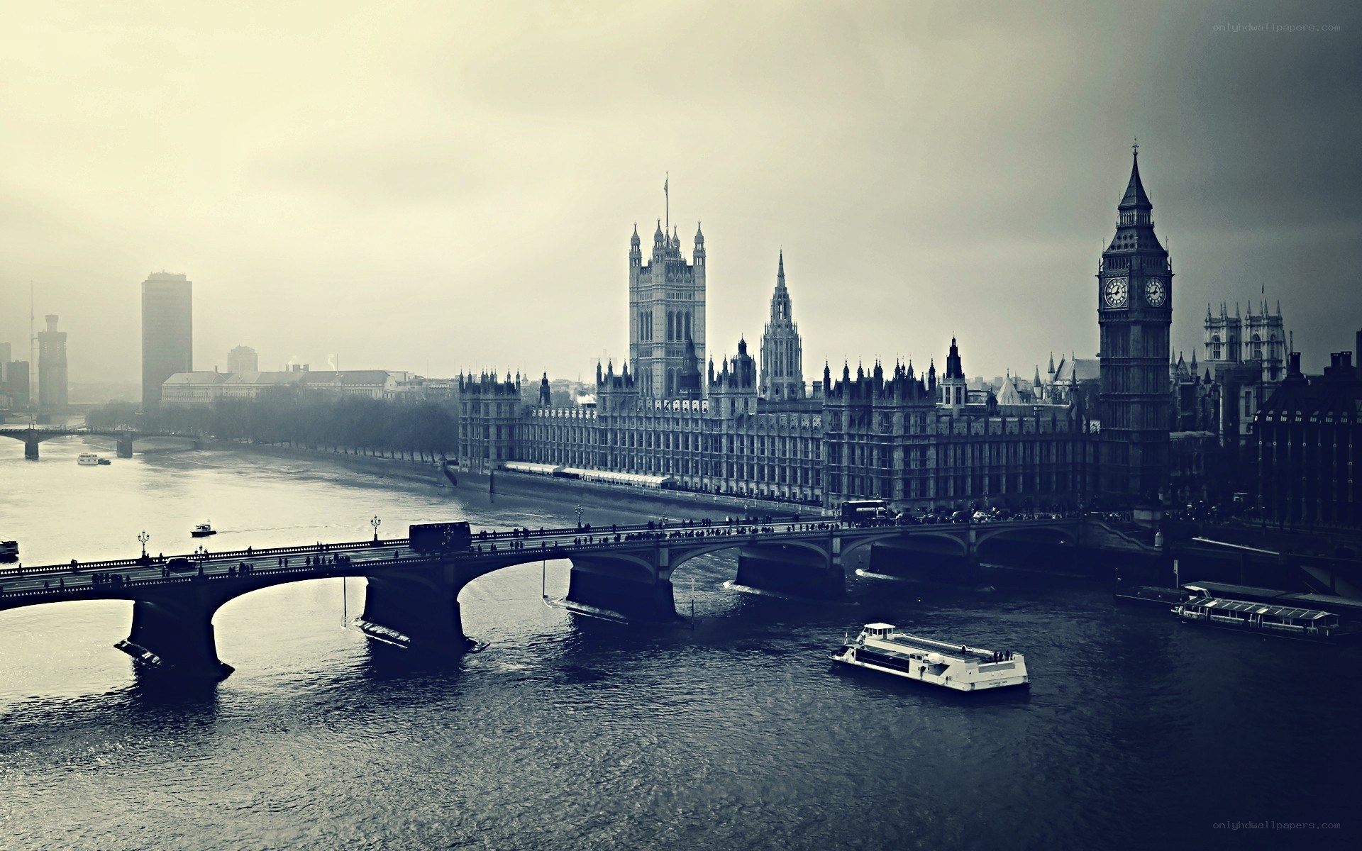 London skyline with Big Ben
