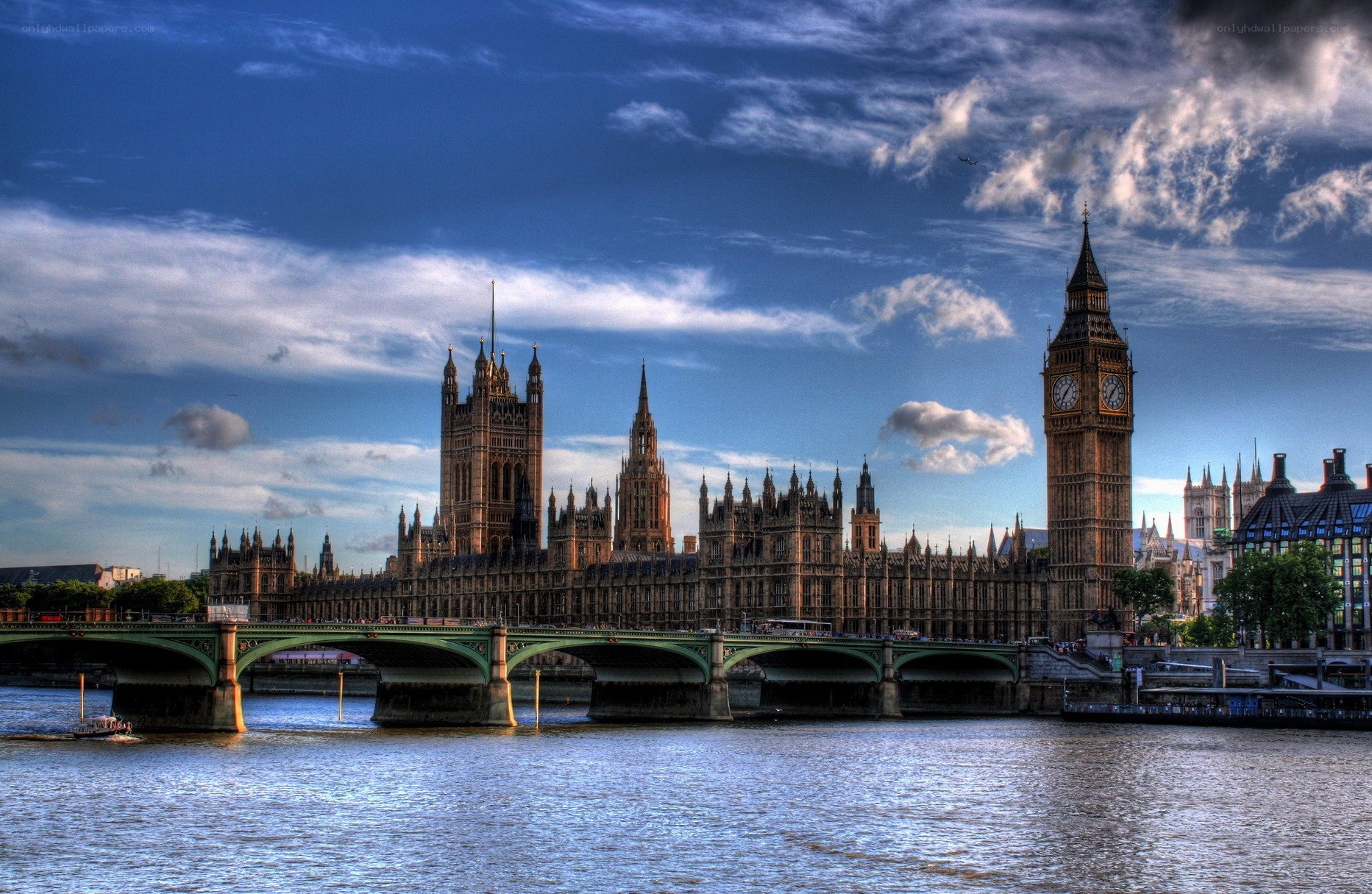 London skyline with Big Ben
