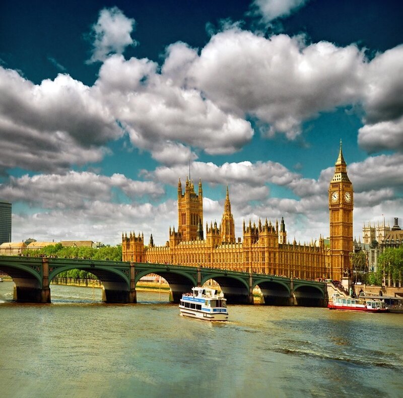 London skyline with Big Ben