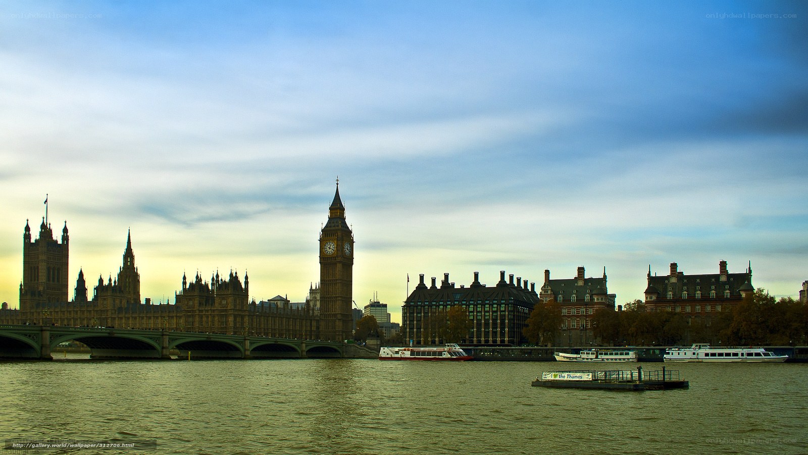 London skyline with Big Ben