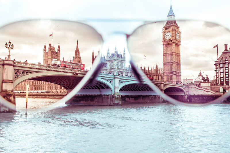 London Skyline with Big Ben — Blue, Calm