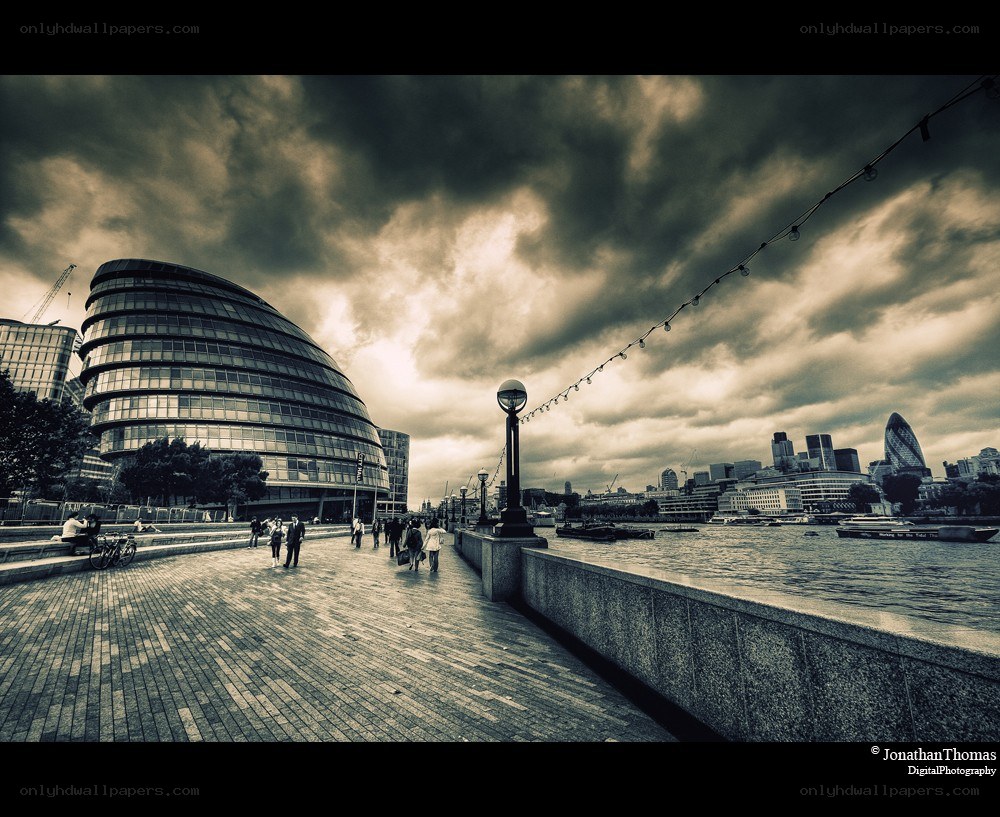 London skyline with City Hall