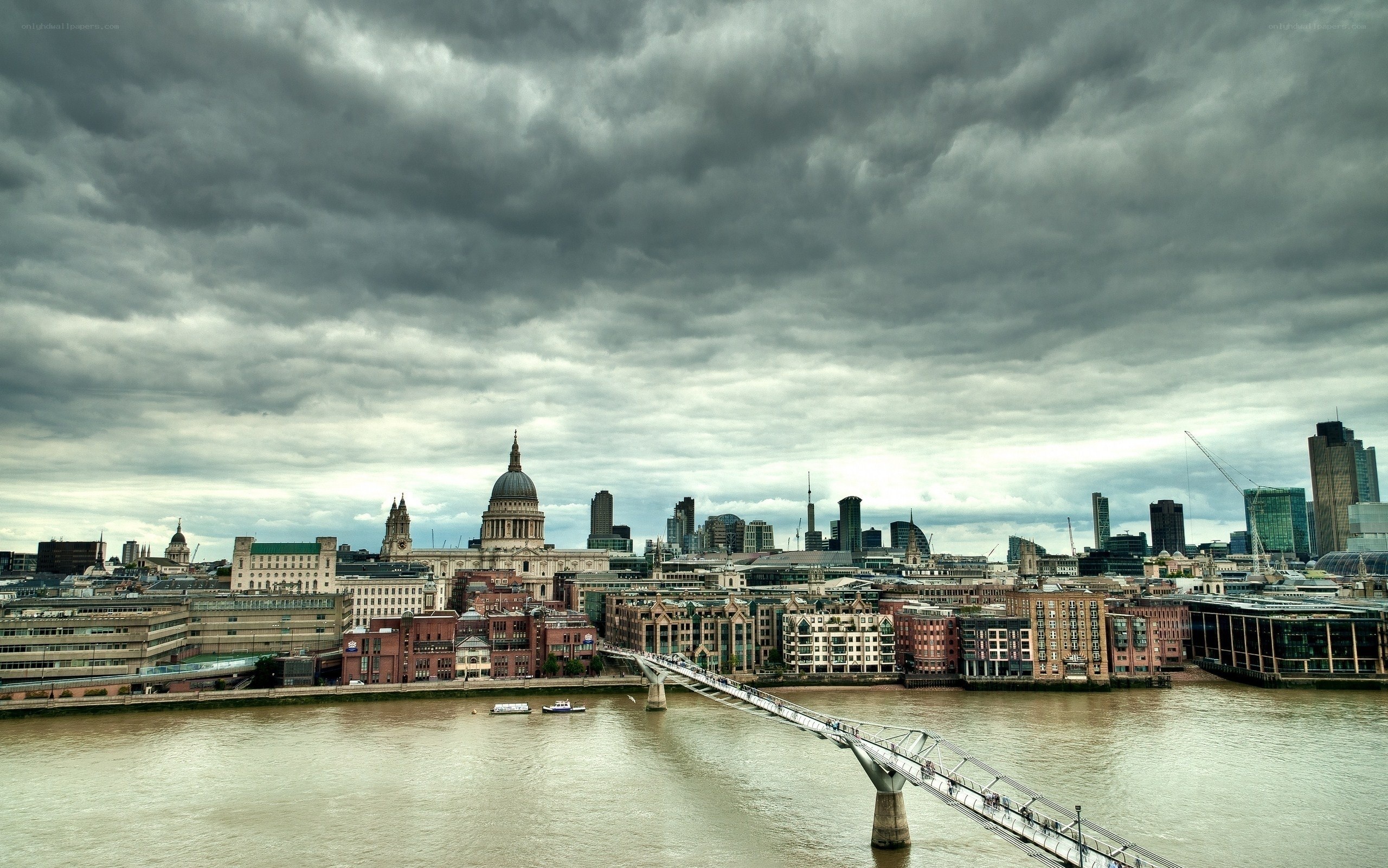 London skyline with St Paul's Cathedral