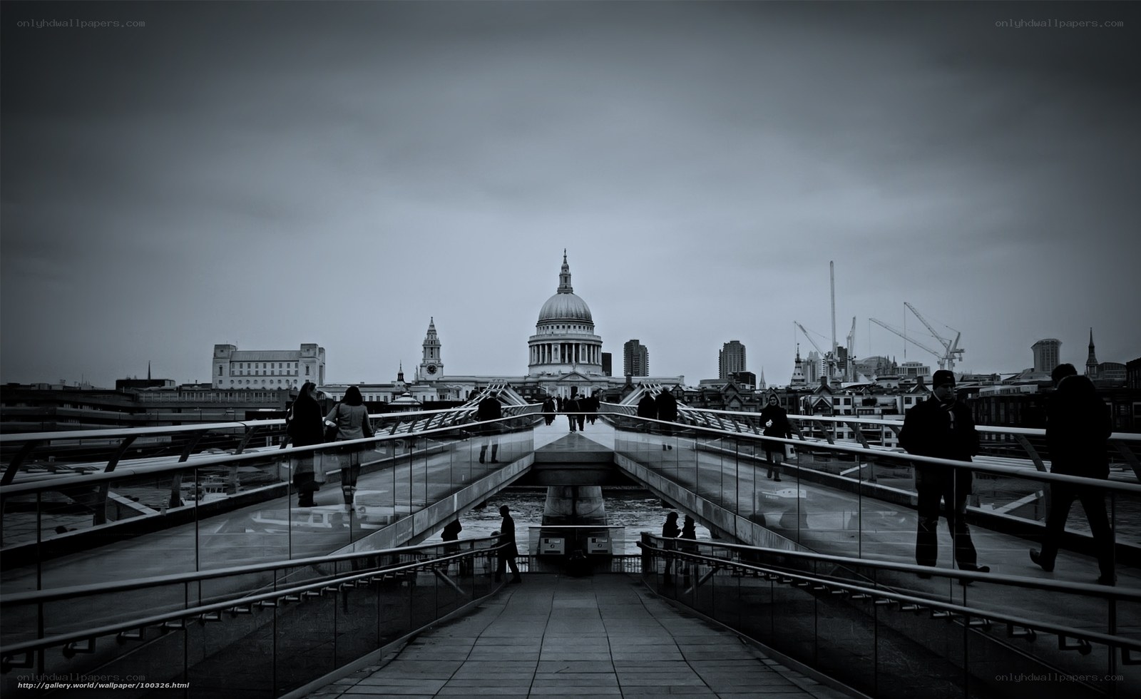 London skyline with St. Paul's Cathedral