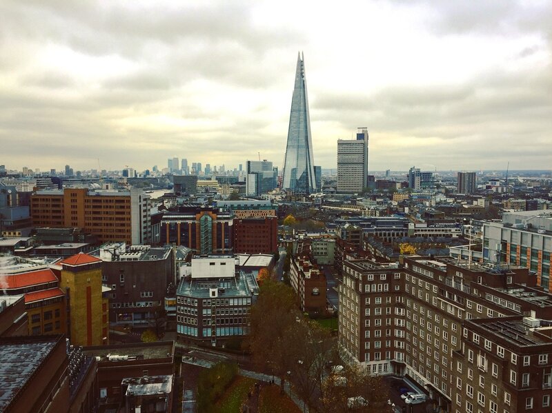 London skyline with The Shard