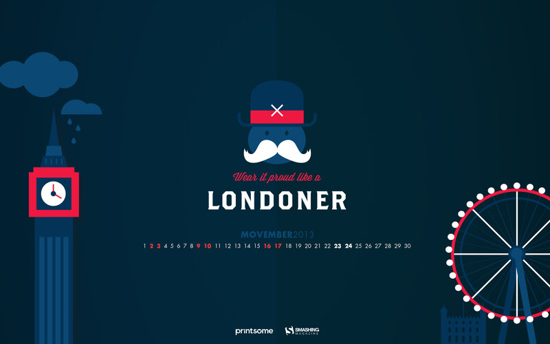 London-themed Calendar