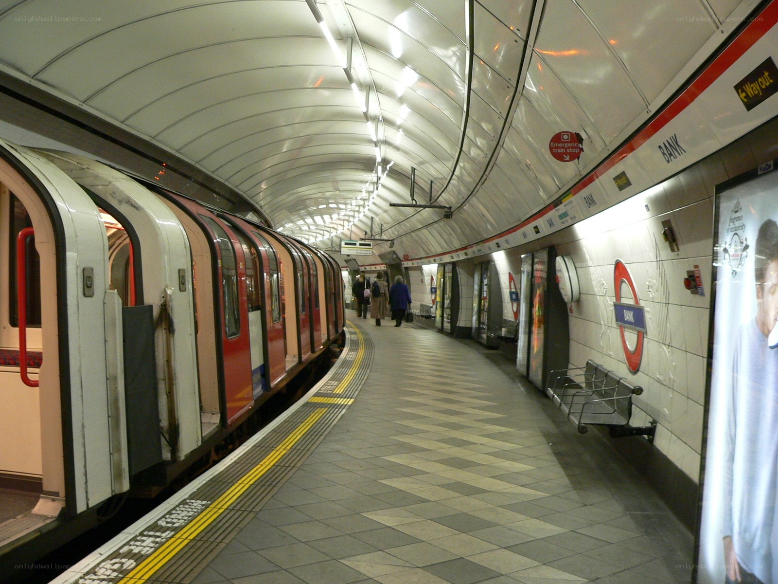 London Underground station platform
