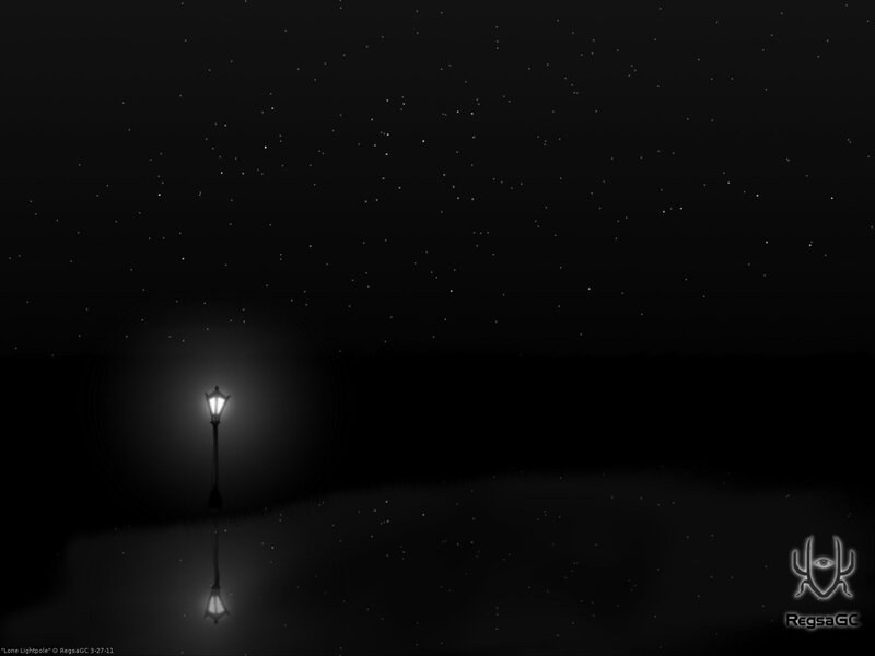 Lone Street Lamp