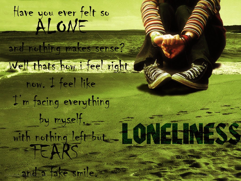 loneliness on the beach