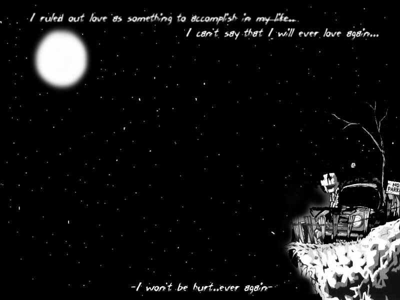 lonely night with thoughts