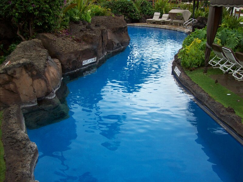 Long Blue Pool — Serene