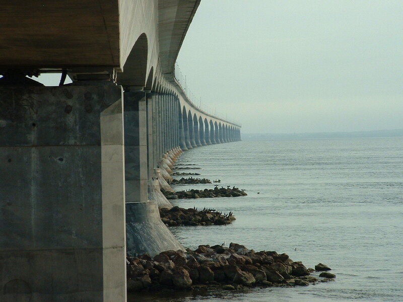 Long Concrete Bridge — Gray