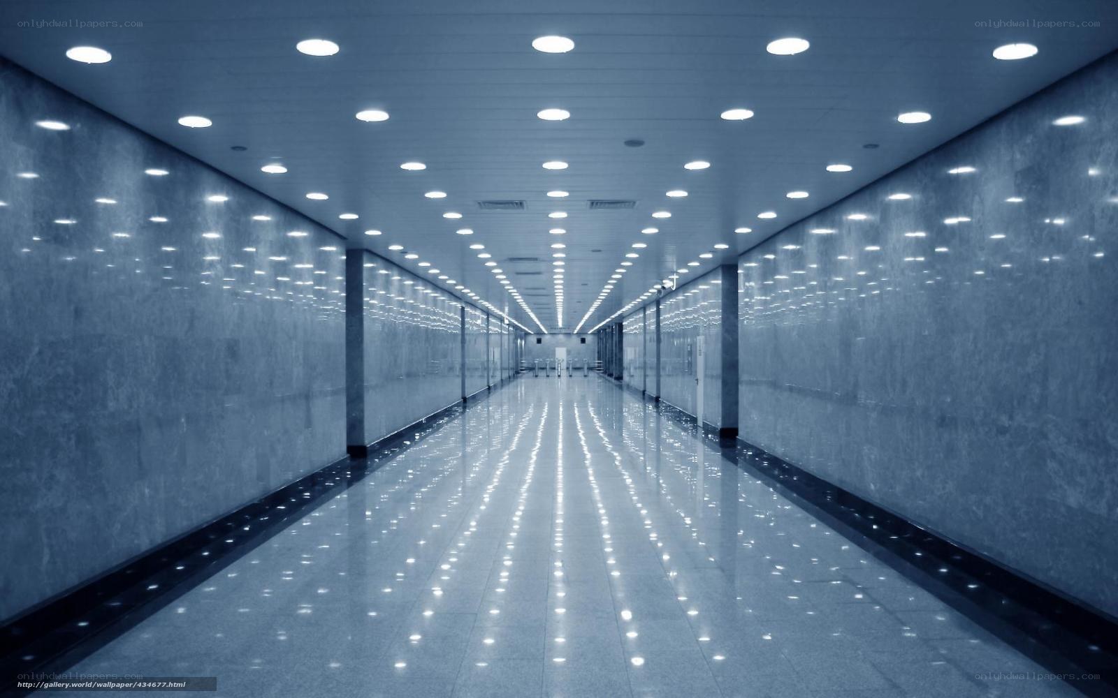 long empty corridor