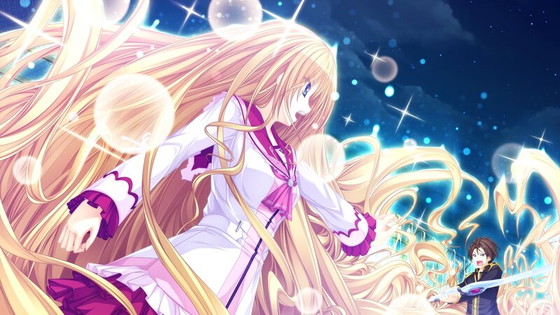 Long-haired Girl with Sword