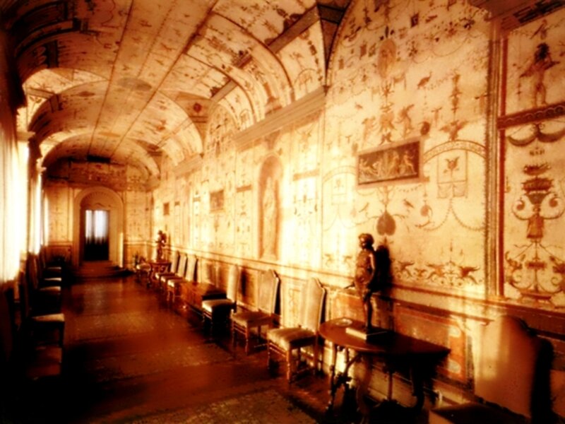 Long Hall with Frescoes — Brown