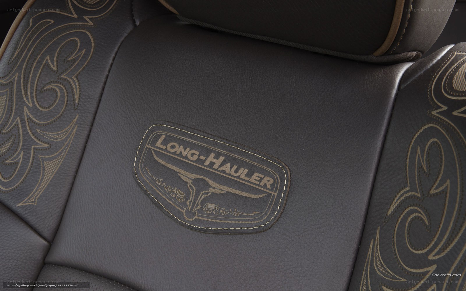 Long-Hauler car seat emblem