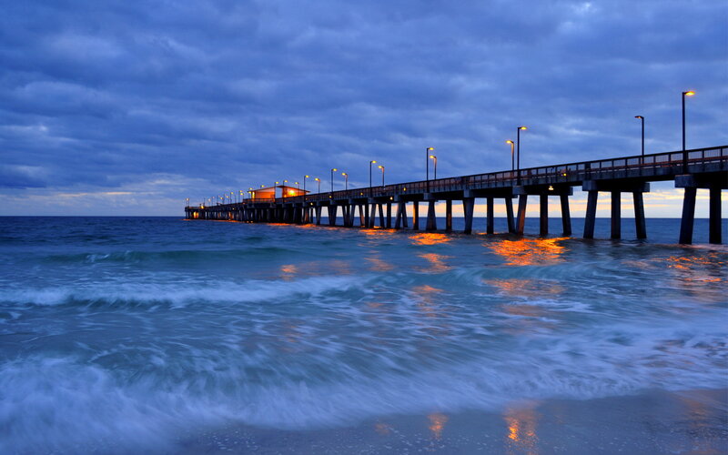 Long Pier at Dusk