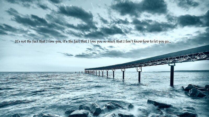 Long Pier over Water