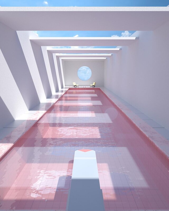 Long Pink Pool
