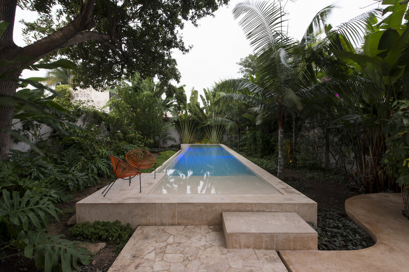Long Pool in Garden