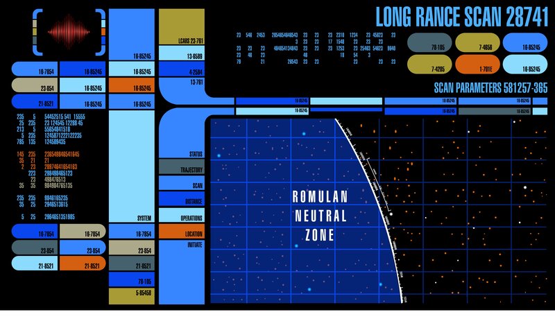 Long Range Scan Display