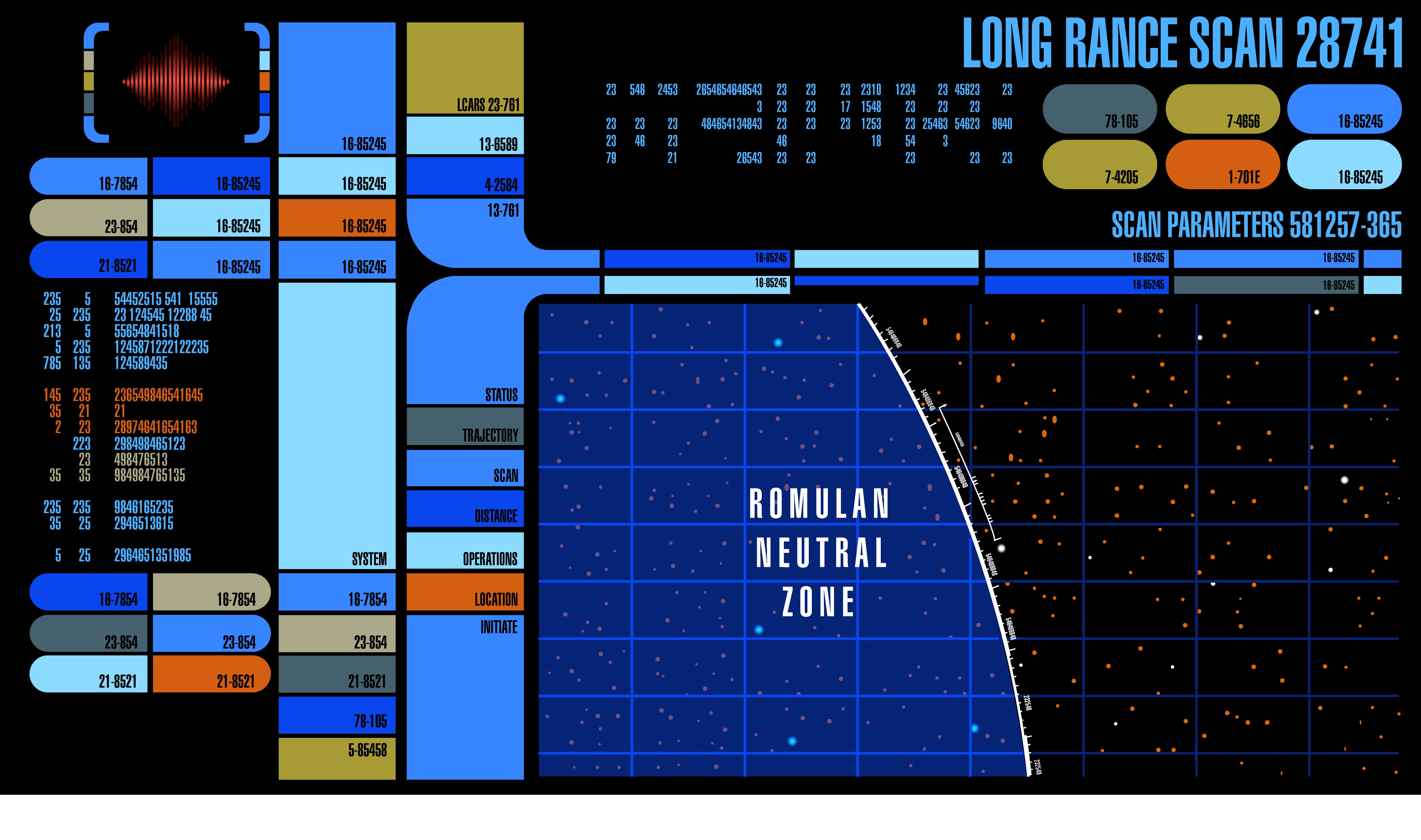 Long Range Scan Display