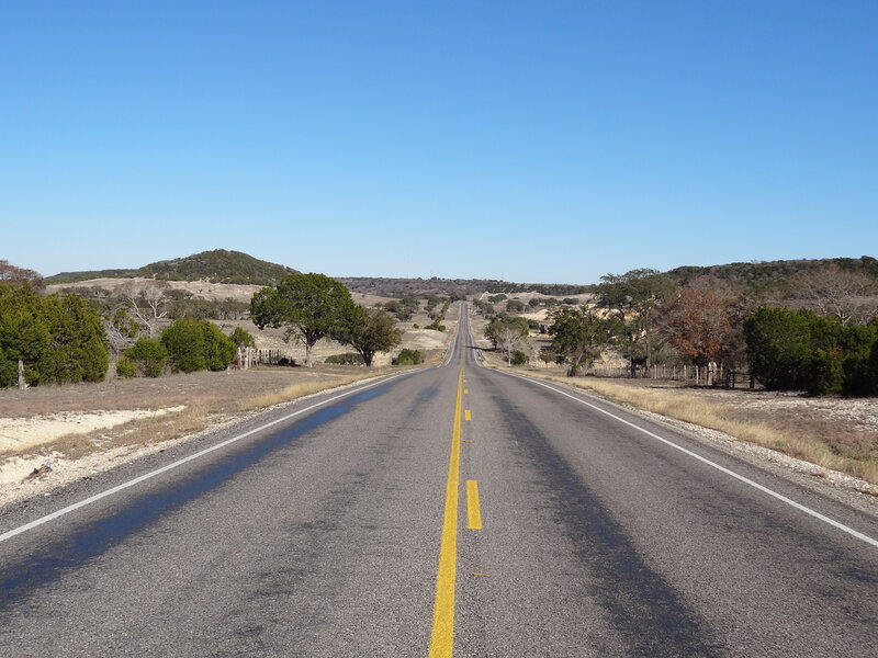 Long Road in Countryside