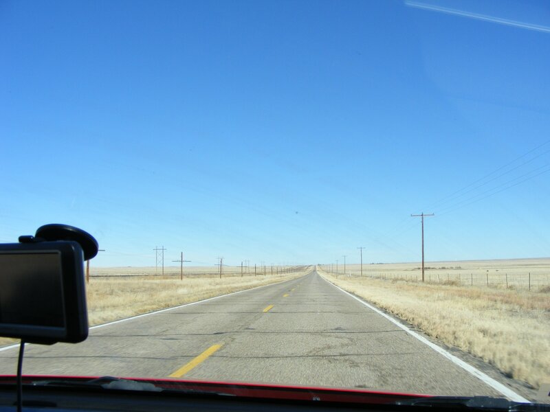 long road in open plains
