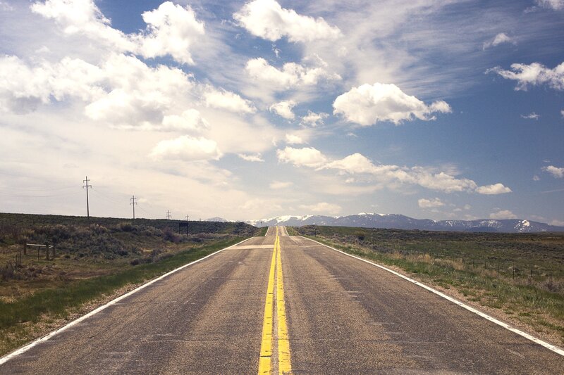 Long Road to Mountains — Blue