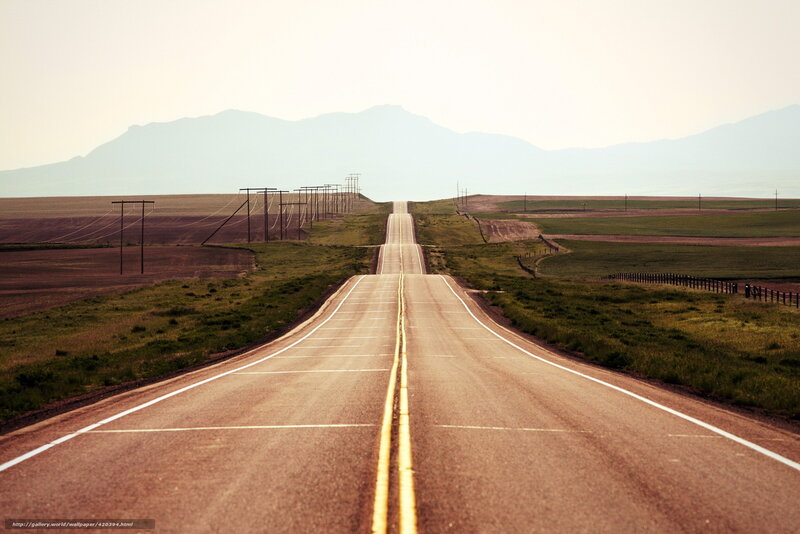 Long Road to Mountains — Brown, Serene