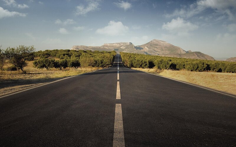 Long road to the mountains