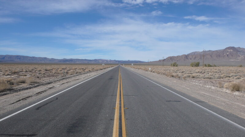 Long Straight Road — Blue