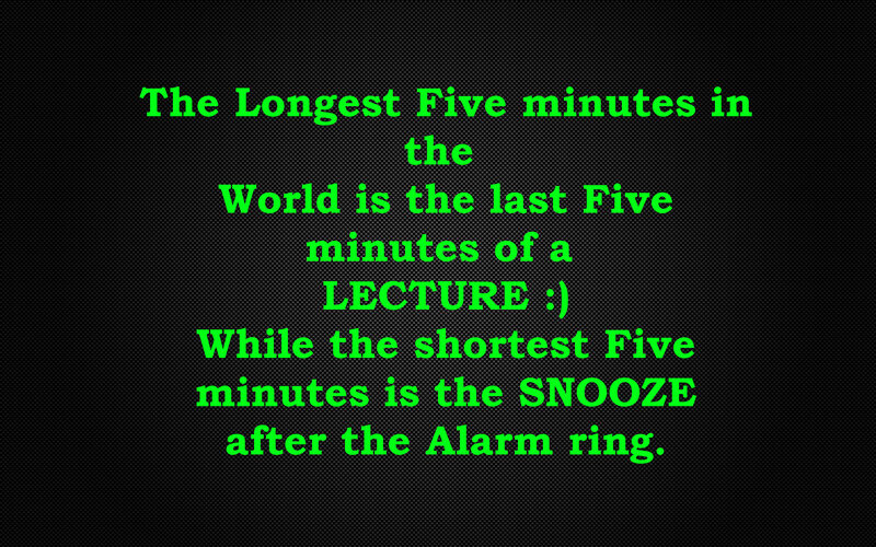 longest five minutes joke