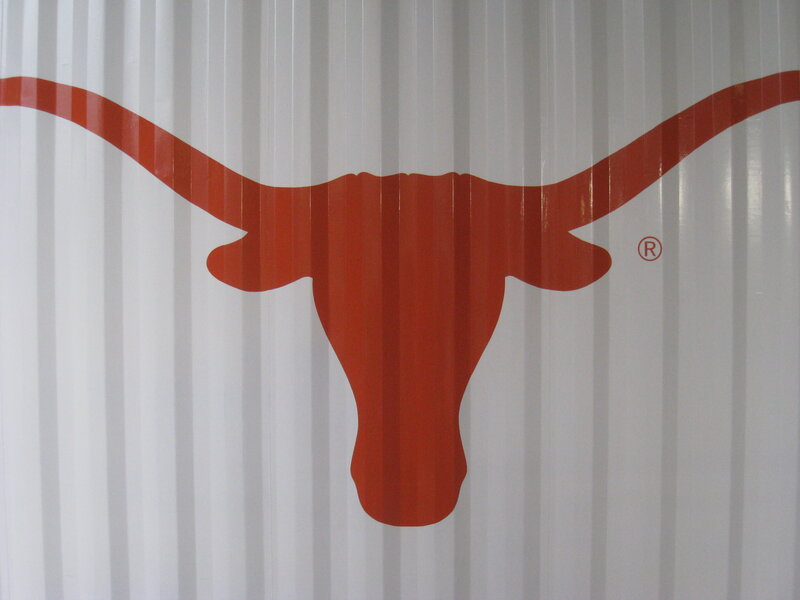 Longhorn Logo on Wall