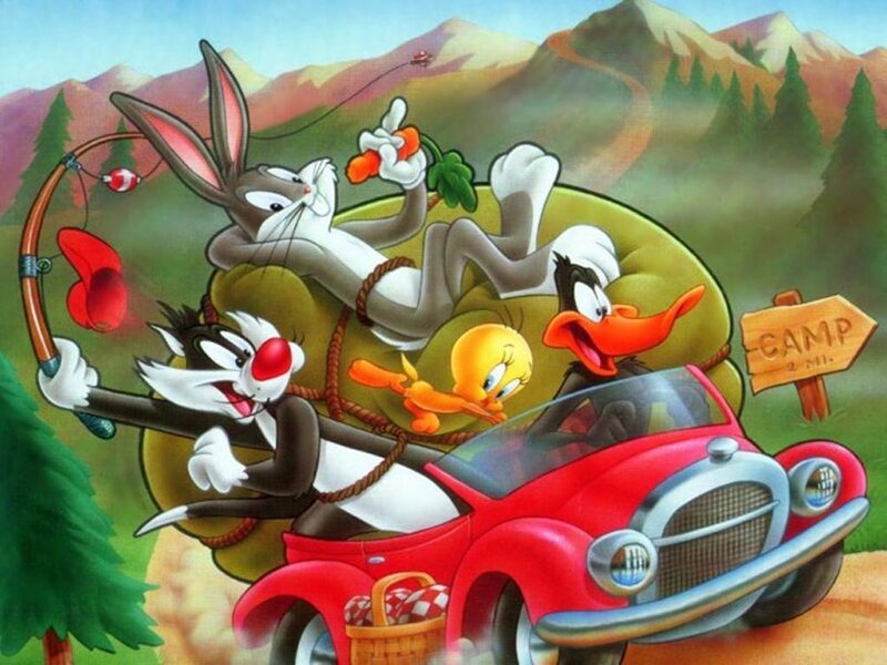 Looney Tunes camping trip