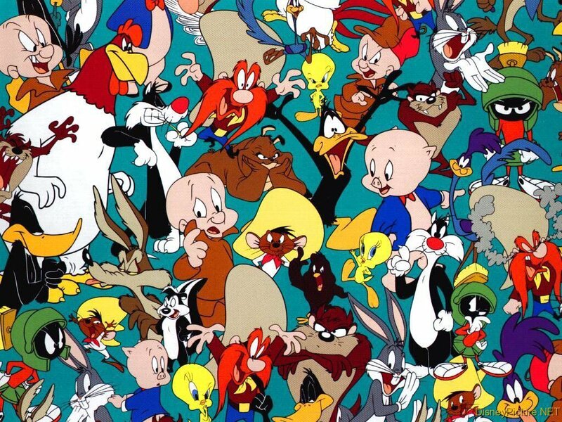 Looney Tunes character collage