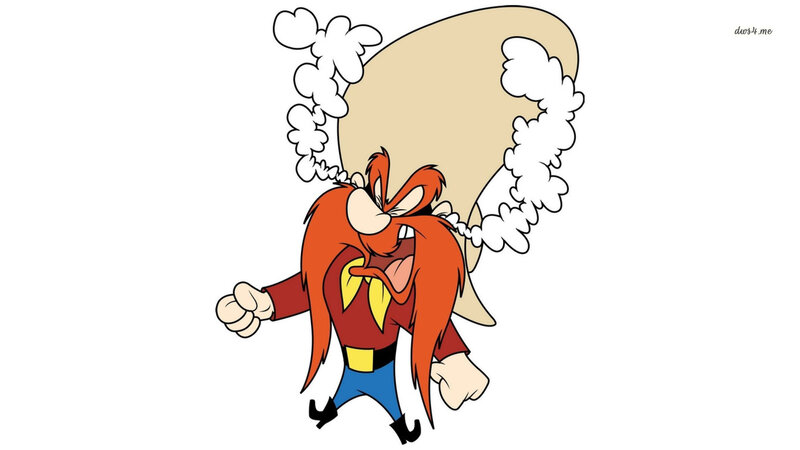 Looney Tunes Character — Red, Angry