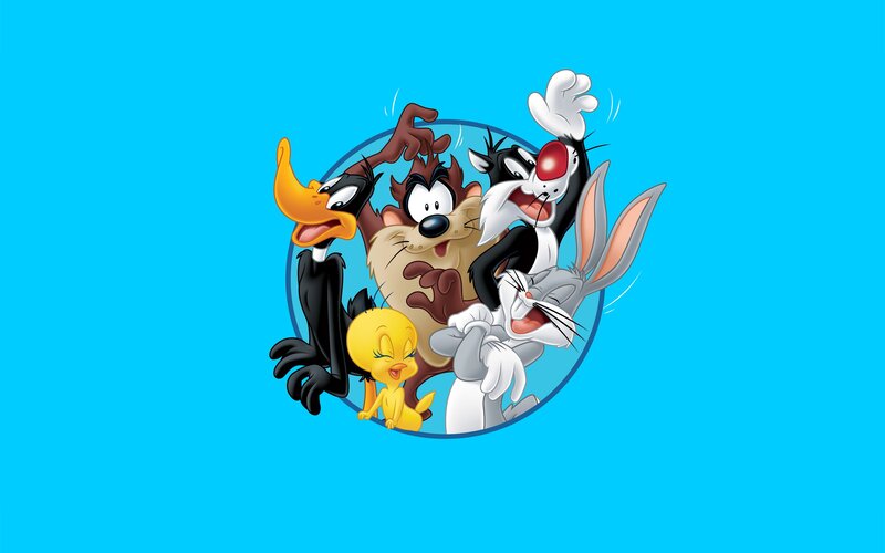 Looney Tunes Characters — Blue, Playful, Illustration