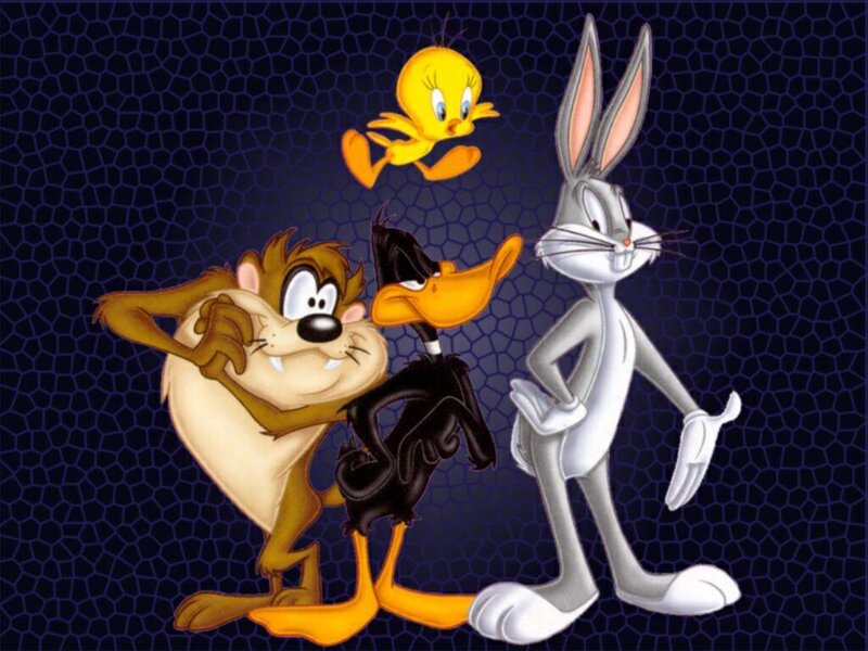 Looney Tunes Characters — Blue, Playful, Illustration, Tweety Bird