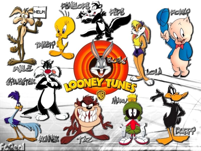 Looney Tunes characters collage