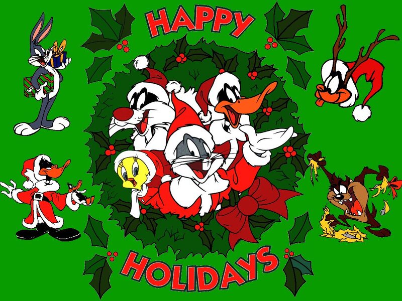 Looney Tunes Characters — Green, Festive, Winter