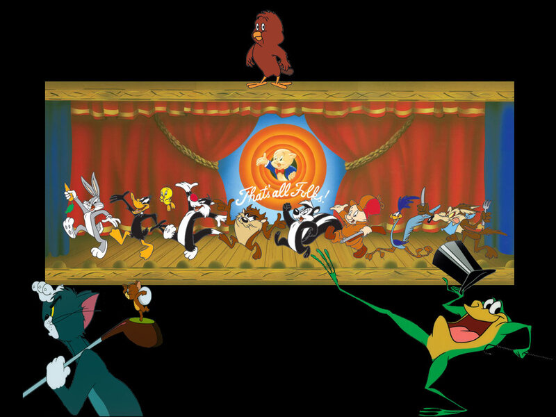 Looney Tunes Characters on Stage