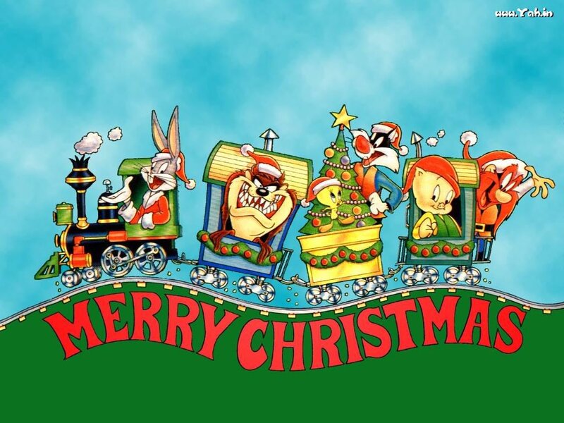 Looney Tunes Characters on Train