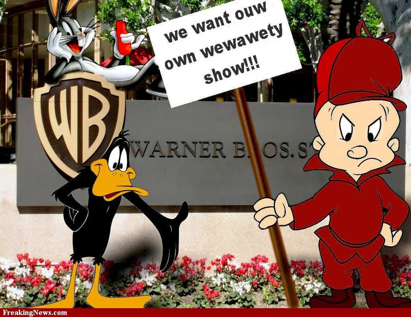 Looney Tunes Characters — Red, Protest