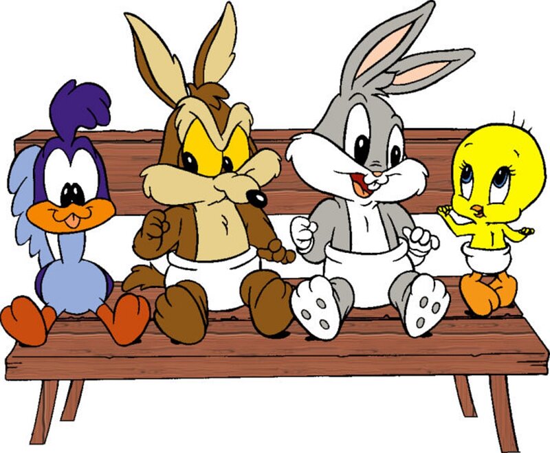 Looney Tunes Characters — Yellow, Playful, Illustration