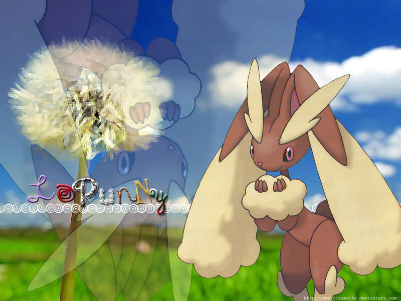 Lopunny Holding a Dandelion